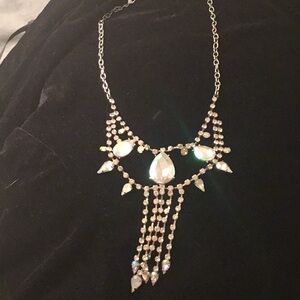 Elegant Silver Statement Necklace